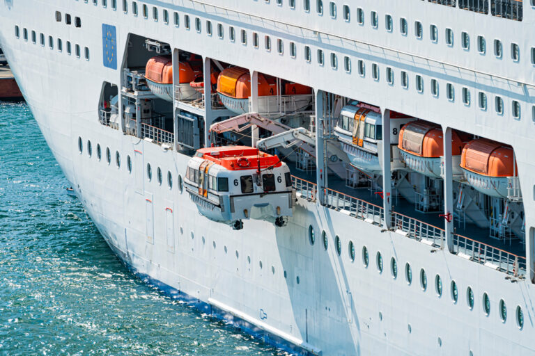 Carnival Cruise Ship Lifeboats and Rescue Equipment