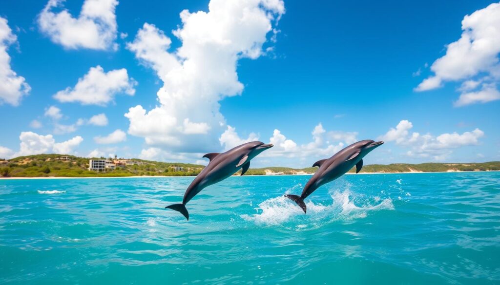 Dolphins Cruising Destin