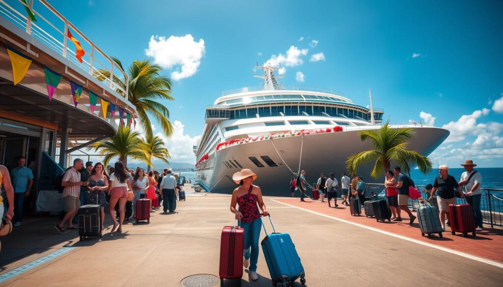 cruise embarkation